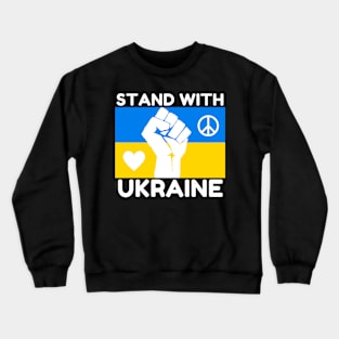 Stand With Ukraine Crewneck Sweatshirt